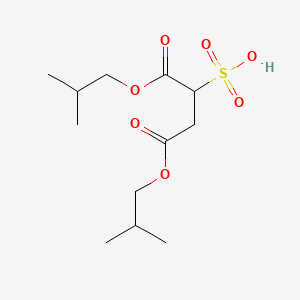 molecular formula C12H22O7S B12797777 Diisobutyl sulfosuccinate CAS No. 88-48-2