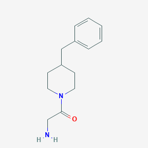 molecular formula C14H20N2O B1279787 2-Amino-1-(4-benzylpiperidin-1-yl)ethan-1-one 
