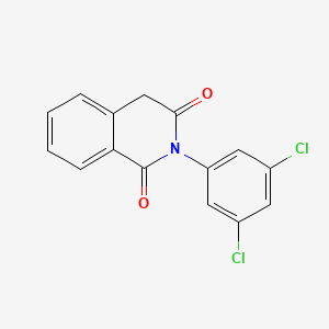 molecular formula C15H9Cl2NO2 B12797873 1,3(2H,4H)-Isoquinolinedione, 2-(3,5-dichlorophenyl)- CAS No. 68178-68-7