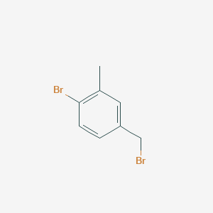 molecular formula C8H8Br2 B1279792 1-Bromo-4-(bromomethyl)-2-methylbenzene CAS No. 27561-51-9