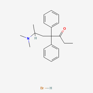 molecular formula C21H28BrNO B12798008 Methadone hydrobromide CAS No. 23142-53-2