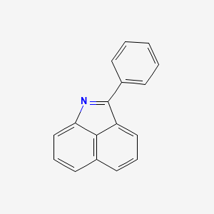 molecular formula C17H11N B12798071 2-Phenylbenzo[cd]indole CAS No. 40484-48-8