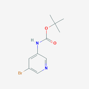molecular formula C10H13BrN2O2 B1279811 叔丁基（5-溴吡啶-3-基）氨基甲酸酯 CAS No. 361550-43-8