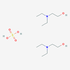 molecular formula C12H32N2O6S B12798117 2-(diethylamino)ethanol;sulfuric acid CAS No. 64346-24-3