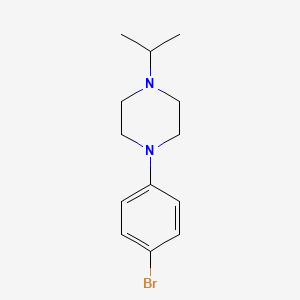 molecular formula C13H19BrN2 B1279812 1-(4-溴苯基)-4-异丙基哌嗪 CAS No. 844431-60-3