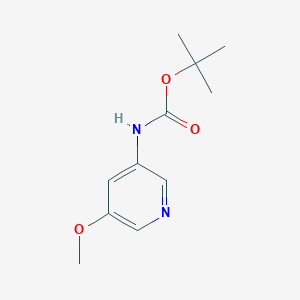 molecular formula C11H16N2O3 B1279821 叔丁基 5-甲氧基吡啶-3-基氨基甲酸酯 CAS No. 342603-10-5