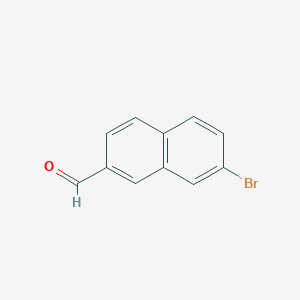 molecular formula C11H7BrO B1279822 7-溴萘-2-甲醛 CAS No. 627527-17-7
