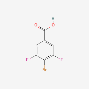 molecular formula C7H3BrF2O2 B1279823 4-Bromo-3,5-difluorobenzoic acid CAS No. 651027-00-8