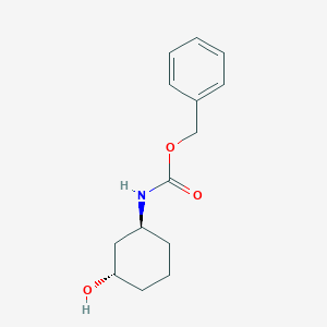 molecular formula C14H19NO3 B1279824 Benzyl (1S,3S)-3-hydroxycyclohexylcarbamate CAS No. 750649-39-9
