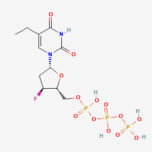 molecular formula C11H18FN2O13P3 B12798318 Fleu-TP CAS No. 126609-62-9