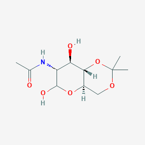 molecular formula C11H19NO6 B1279833 2-Acetamido-2-deoxy-4,6-o-isopropylidene-D-glucopyranose 