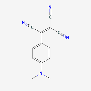 molecular formula C13H10N4 B12798398 p-Tricyanovinyl-N,N-dimethylaniline CAS No. 6673-15-0