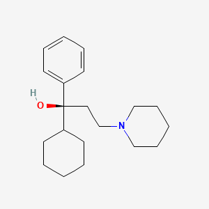 molecular formula C20H31NO B12798457 (s)-Trihexyphenidyl CAS No. 40520-24-9