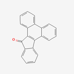 molecular formula C21H12O B12798513 13H-Indeno(2,1-l)phenanthren-13-one CAS No. 83589-46-2