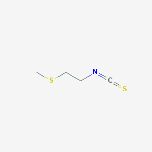 molecular formula C4H7NS2 B1279854 1-Isothiocyanato-2-(methylsulfanyl)ethane CAS No. 4430-37-9