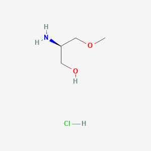 molecular formula C4H12ClNO2 B1279855 (R)-2-Amino-3-methoxy-1-propanol hydrochloride 