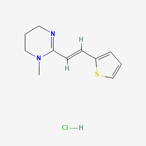 molecular formula C11H15ClN2S B12798663 Pyrantel hydrochloride CAS No. 26155-20-4
