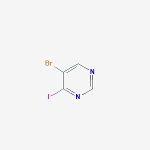 molecular formula C4H2BrIN2 B1279867 5-Bromo-4-iodopyrimidine CAS No. 898559-22-3