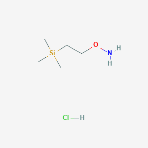 molecular formula C5H16ClNOSi B127987 O-(2-Trimethylsilylethyl)hydroxylamine Hydrochloride CAS No. 153502-27-3