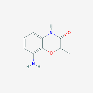 molecular formula C9H10N2O2 B1279879 8-氨基-2-甲基-2H-苯并[b][1,4]噁嗪-3(4H)-酮 CAS No. 870064-81-6