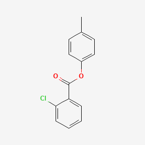 molecular formula C14H11ClO2 B12798906 (4-Methylphenyl) 2-chlorobenzoate CAS No. 6280-48-4