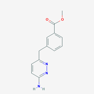 3-[(6-AMINO-3-PYRIDAZINYL)METHYL]BENZOIC ACID METHYL ESTER
