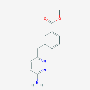 Methyl 3-[(6-aminopyridazin-3-yl)methyl]benzoate