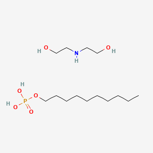 molecular formula C14H34NO6P B12798962 Einecs 265-463-5 CAS No. 93776-62-6