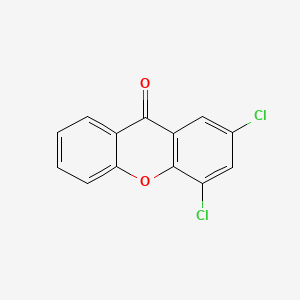 molecular formula C13H6Cl2O2 B12798998 9H-Xanthen-9-one, 2,4-dichloro- CAS No. 91821-40-8
