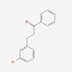 molecular formula C15H13BrO B1279904 3-(3-溴苯基)丙基苯甲酮 CAS No. 65565-12-0