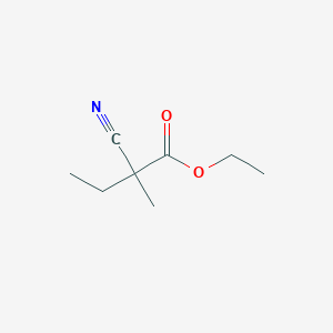 molecular formula C8H13NO2 B1279906 Ethyl 2-cyano-2-methylbutanoate CAS No. 26739-87-7