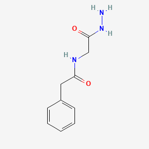 molecular formula C10H13N3O2 B12799165 N-Hydrazinocarbonylmethyl-2-phenyl-acetamide CAS No. 6296-94-2