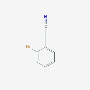 molecular formula C10H10BrN B1279921 2-(2-Bromophenyl)-2-methylpropanenitrile CAS No. 57775-06-1