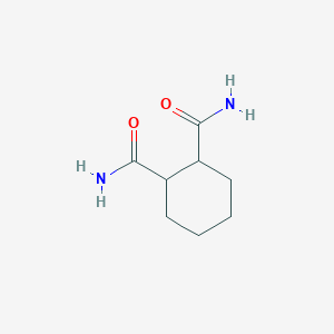 molecular formula C8H14N2O2 B12799243 1,2-Cyclohexanedicarboxamide CAS No. 5418-08-6