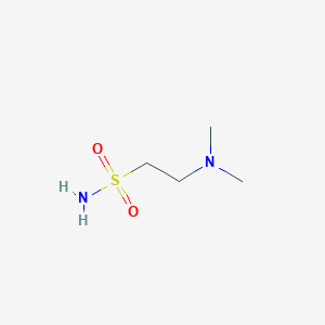 molecular formula C4H12N2O2S B1279930 2-(Dimethylamino)ethanesulfonamide CAS No. 71365-70-3