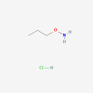 molecular formula C3H10ClNO B1279948 O-propylhydroxylamine hydrochloride CAS No. 6084-54-4