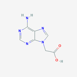 molecular formula C7H7N5O2 B127996 (6-Amino-9H-purin-9-yl)acetic acid CAS No. 20128-29-4