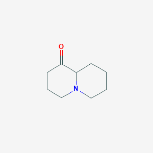 molecular formula C9H15NO B1279965 octahydro-1H-quinolizin-1-one CAS No. 10447-21-9