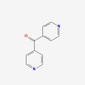 molecular formula C11H8N2O B1279966 二(吡啶-4-基)甲酮 CAS No. 6918-15-6