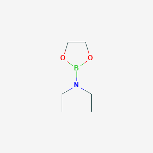 molecular formula C6H14BNO2 B12799715 n,n-Diethyl-1,3,2-dioxaborolan-2-amine CAS No. 24388-27-0