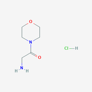 molecular formula C6H13ClN2O2 B1279975 2-氨基-1-吗啉乙酮盐酸盐 CAS No. 24152-96-3