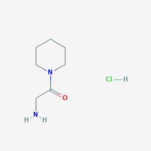 molecular formula C7H15ClN2O B1279976 2-氨基-1-(哌啶-1-基)乙酮盐酸盐 CAS No. 5437-48-9