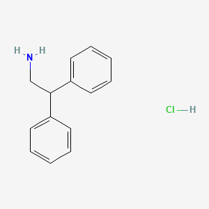 molecular formula C14H16ClN B1279980 2,2-Diphenylethanamine hydrochloride CAS No. 7351-52-2