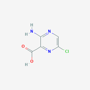 molecular formula C5H4ClN3O2 B1280012 3-Amino-6-chloropyrazine-2-carboxylic acid CAS No. 2727-13-1