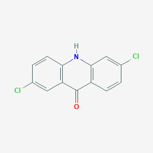 molecular formula C13H7Cl2NO B12800131 2,6-dichloro-10H-acridin-9-one CAS No. 7497-53-2