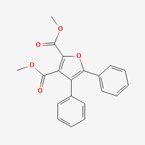 molecular formula C20H16O5 B12800155 Dimethyl 4,5-diphenylfuran-2,3-dicarboxylate CAS No. 1048-83-5
