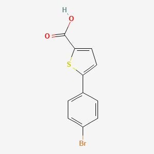 molecular formula C11H7BrO2S B1280020 5-(4-Bromophenyl)thiophene-2-carboxylic acid CAS No. 40133-13-9