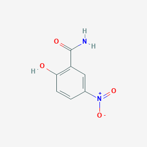 molecular formula C7H6N2O4 B1280025 2-Hydroxy-5-nitrobenzamide CAS No. 2912-78-9