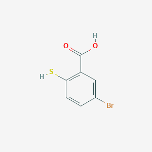 molecular formula C7H5BrO2S B1280026 5-Bromo-2-mercaptobenzoic acid CAS No. 61954-80-1