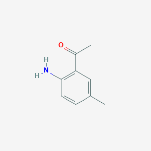 molecular formula C9H11NO B1280034 1-(2-Amino-5-methylphenyl)ethanone CAS No. 25428-06-2